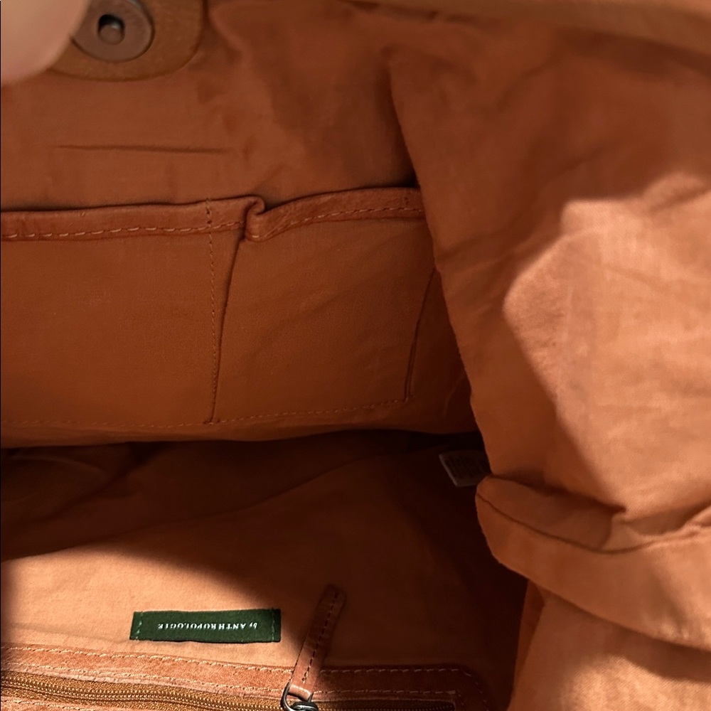 NWT-anthropologie leather tote - Picture 4 of 6